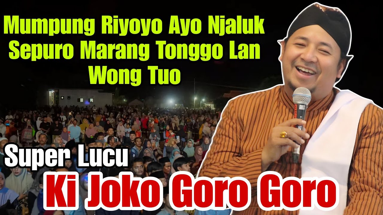 KI JOKO GORO GORO TERBARU SUPER LUCU SEPESIAL HARI RAYA IDUL FITRI 1446 H.
