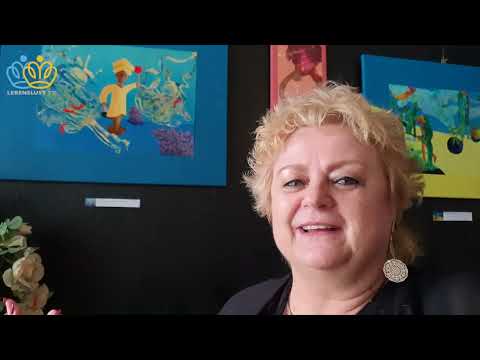 LebenslustTV meets ART -  SABINE HOLEWA   im Berliner Business Wohnzimmer