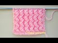 Узоры спицами. Обвитые столбики. Knitting patterns. Entwined posts.