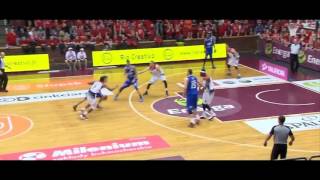 Justin Jackson 6 blocks in 16 minutes vs Koszalin [PLK] 11.01.2016