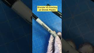 Sharpie VS Prockey Markers on Shrink Plastic