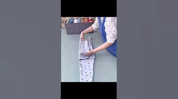 افكار طي الملابس ترتيب الخزانة 