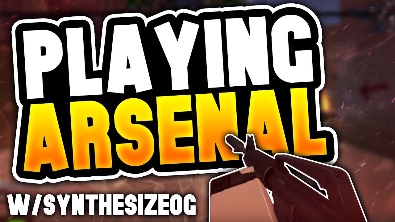 Playing Arsenal W Synthesizeog Warning Bad Arsenal Player By Petrifytv - pwning the worst hackers roblox arsenal ragequit youtube