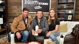 Jeremy Renner and Elizabeth Olsen on 'Wind River' at Sundance