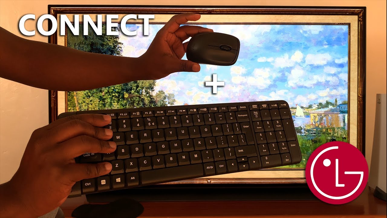 LG TV: How To Keyboard & (Wired and Wireless) -