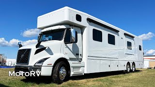 2024 ShowHauler with Garage Volvo Super C Motorhome