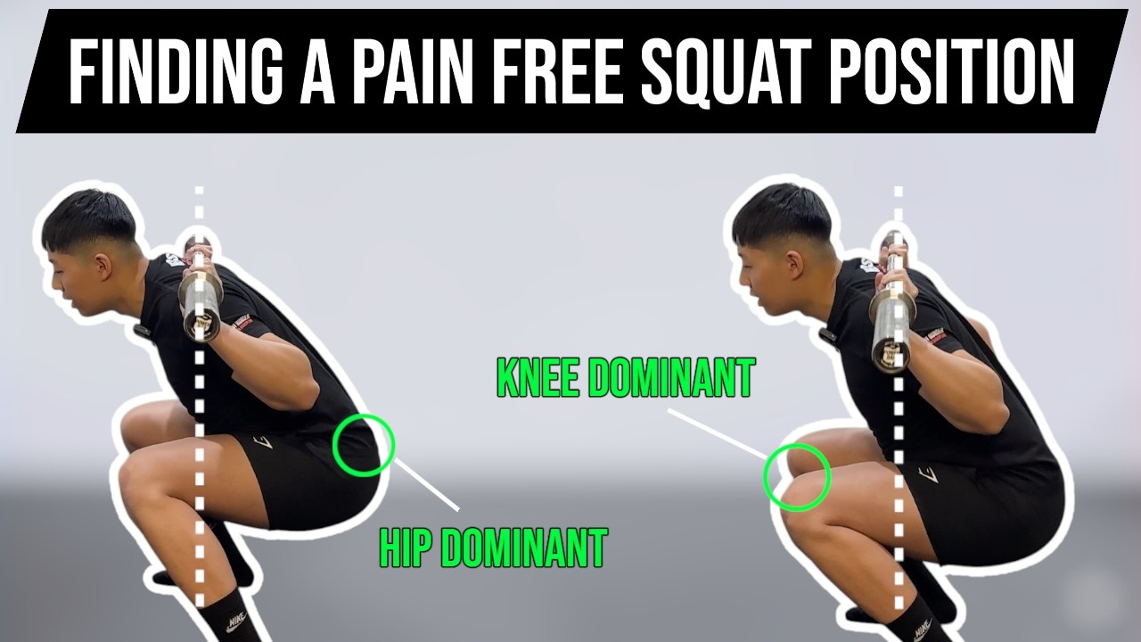 How to Squat Pain Free with Hip or Knee Pain