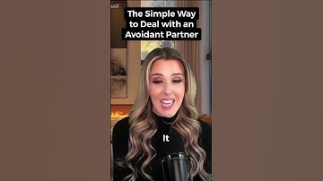 A Simple Trick to Dealing with an Avoidant Partner #avoidantattachment #avoidantattachmentstyle