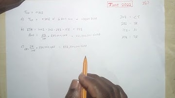 Littoral Mock Maths Paper 2 OL 2022 - Section B Question 1