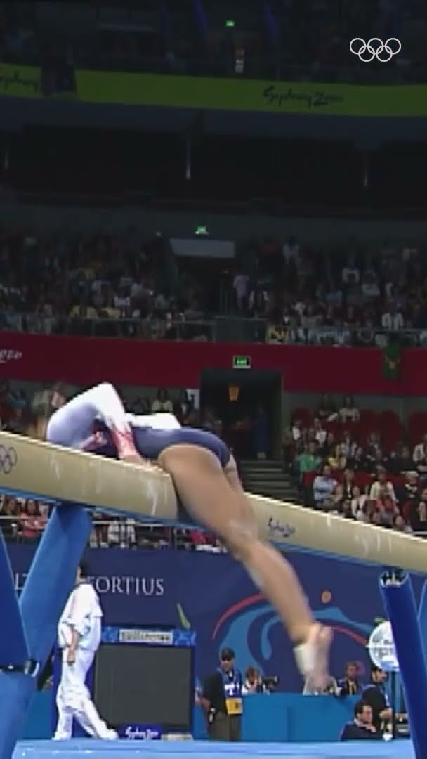 Rate this surprise move from Elvire Teza at Sydney 2000 ? #Olympics #Sports