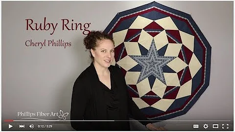 Cheryl Phillips' Ruby Ring