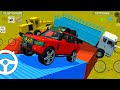 Dreving big truck and rangrover 2 gadi and grander gadi is game #truck #game's #grander play....