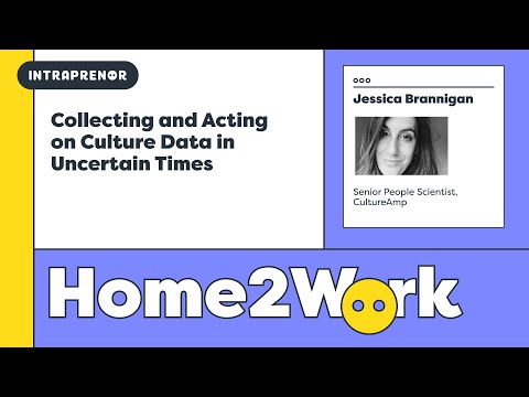 Jessica Brannigan von CultureAmp beim Intraprenör Home2Work-Festival ?