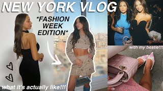 NEW YORK FASHION WEEK VLOG ♡ events, runway shows, & after parties *what its really like..*