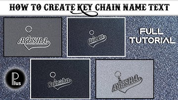 How to Create Key Chain Name Text in Pixellab |  Pixellab Tutorial | Text Effect in pixellab plus