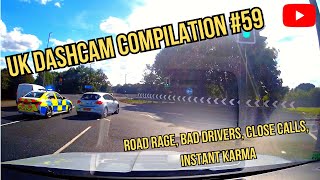 UK Dashcam Compilation #59  Bad Driving, Road Rage, Closes Calls, Instant Karma