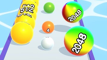 Ball Run 2048 - All Levels Gameplay Android, iOS ( Levels 901 - 926 )