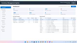Inventory Management System | C# WinForms + SQL Server | Student Project