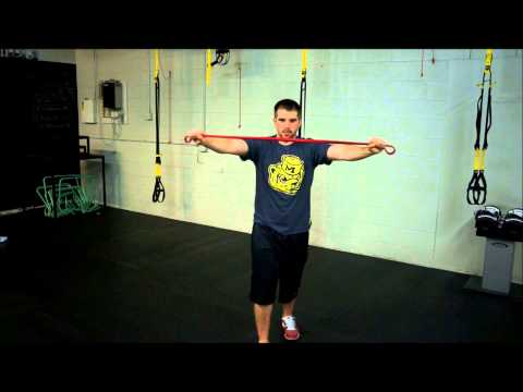 T Band Pull Aparts + OH Raise