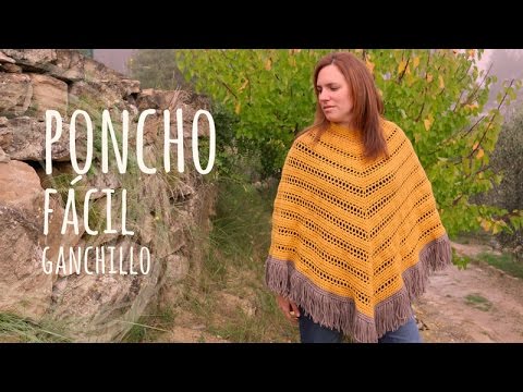 Tutorial Poncho Fácil y Ganchillo | Crochet YouTube