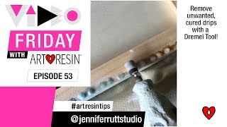 Use A Dremel To Get Rid Of Cured Resin Drips