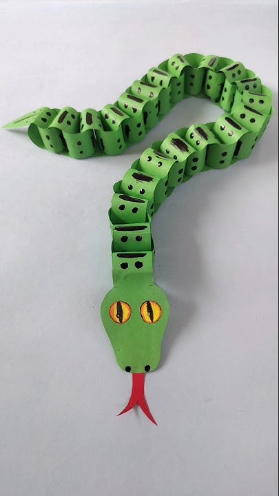 paper python/ paper snake/ snake from paper #papercraft #paperpython # ...