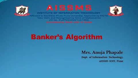 Banker Algorithm with Example Part II
