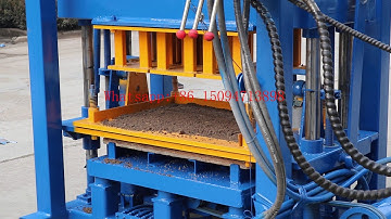 Semi-Auto QT4-30 Concrete Cement Hollow Soild Lego Block Making Machine