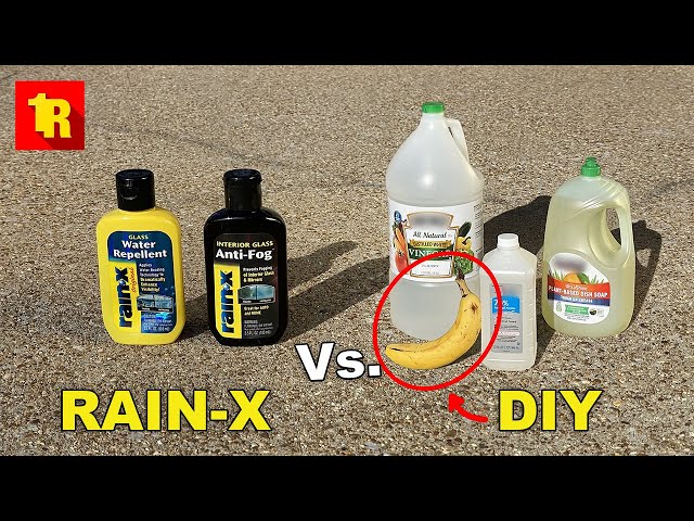 Homemade Windshield Water Repellent