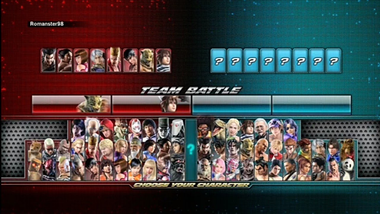 Tekken Tag Tournament 2 - Team Battle as Tekken 1 Characters - (Request)
