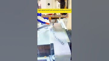 High-speed small hole automatic drilling machine, 4 holes per second #cnc #machine