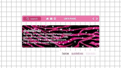 voice tutorial on this non-pro cute & simple carrd! - © owner