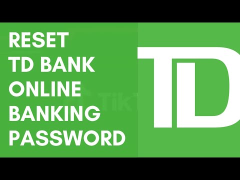 Reset TD Bank Online Banking Password | Forgot TD Bank Online Password