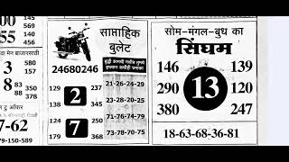 Kalyan vs Mumbai Paper | weekly Paper | 26/05/2025 | kalyan matka paper
