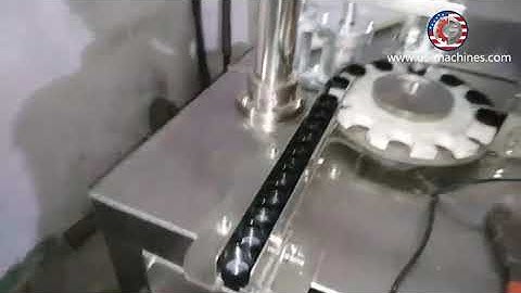 Aluminum wad lining machine cap assembly machine testing video