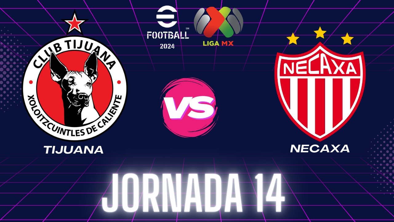 Tijuana vs Necaxa Liga Mx eFootball 2024 - YouTube