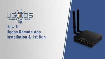 Ugoos Remote App Installing & 1st Run