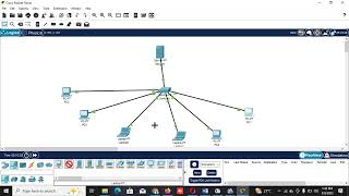 DHCP CONFIGURATION AND BLOCK SWITCH PORT IN PACKET TRACER
