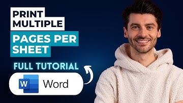 How to Print Multiple Pages per Sheet in Microsoft Word [2025 Guide]