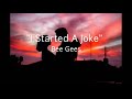 I Started A Joke | Bee Gees | Lyrics