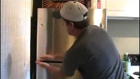 How to Tips on changing out a refrigerator door swing