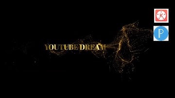 How to make golden particles intro in kinemaster II kinemaster tutorial II