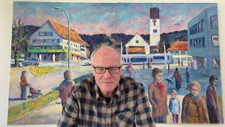 Gemeindeammann Emil Huber aus Unterkulm mit der Botschaft im Frühling 2022