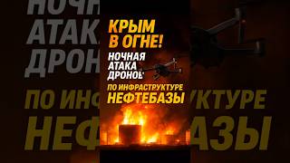 🔥КРЫМ В ОГНЕ! УДАР ДРОНОВ СЖЁГ НЕФТЕБАЗУ В ГВАРДЕЙСКОМ!