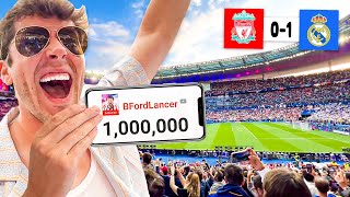 I Went to the UCL Final and Got 1,000,000 Subscribers! 🌍🏆