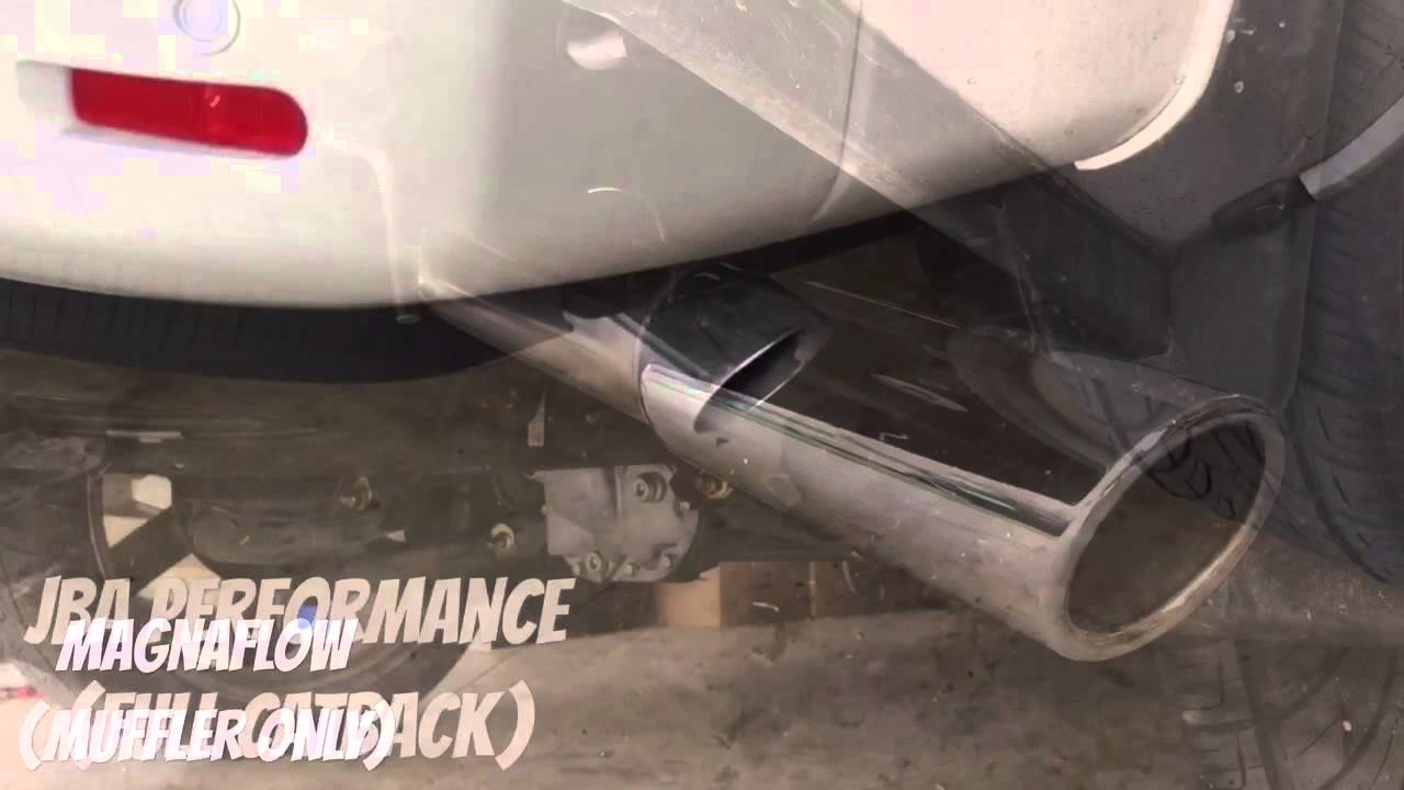 Magnaflow Muffler vs JBA Catback Exhaust YouTube