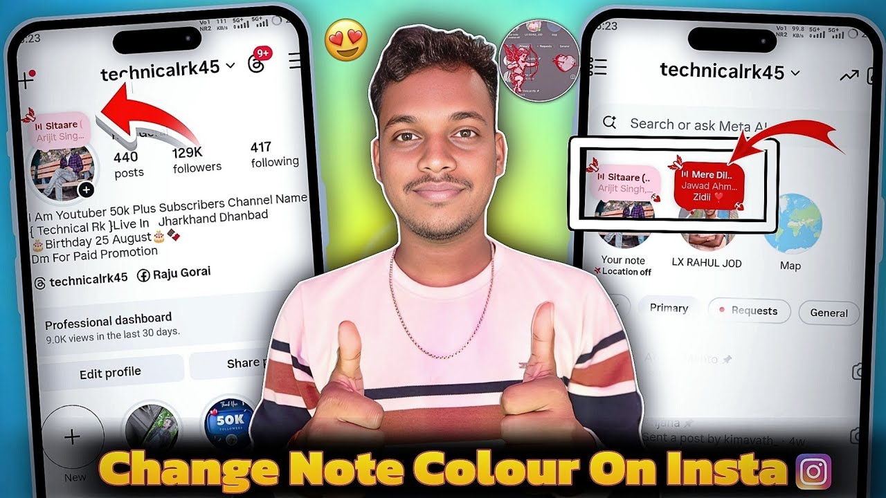 Instagram Notes Effect Instagram Note Me Heart Emoji Vibration Effect Kaise Lagaye | Instagram ...