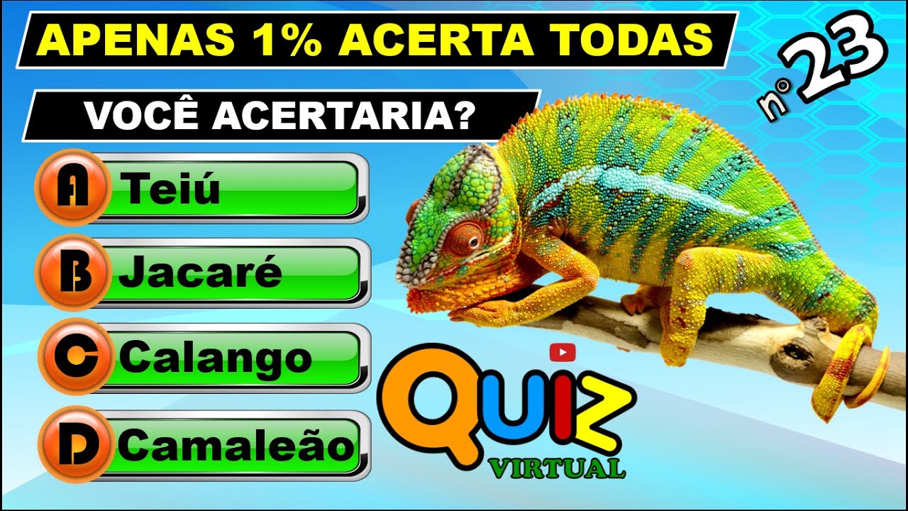 QUIZ VIRTUAL DE CONHECIMENTOS GERAIS Nº 23