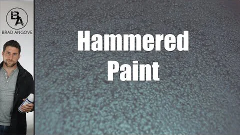 Strong and Easy Paint Job | How to work with Hammered Paint