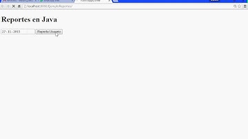 Java EE enviar parámetro a JasperReport